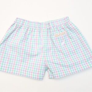 💘The Beaufort Bonnet Company Pastel Checkered Toddler Shorts 18-24 months